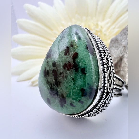 RUBY ZOISITE RING - Picture 10 of 10